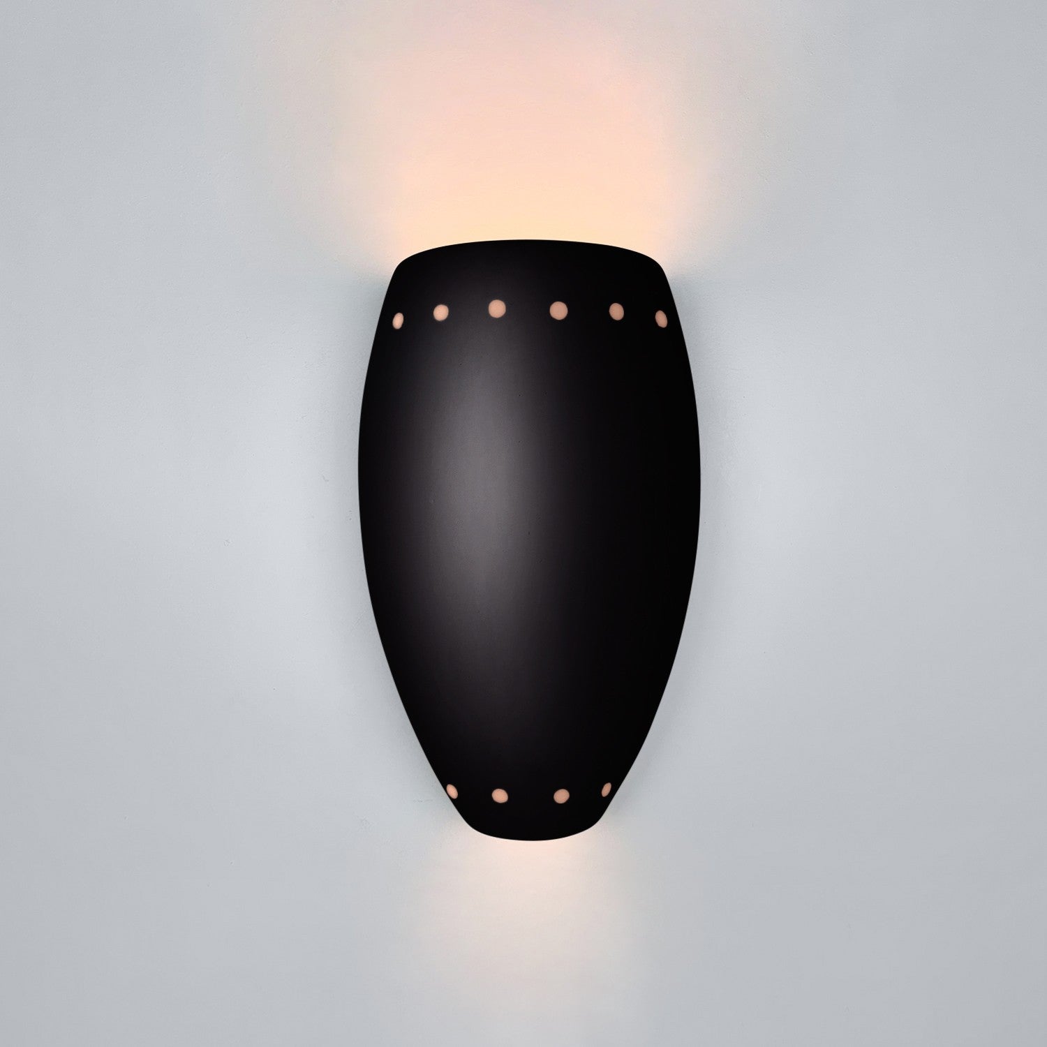 A-19 - 1504-A30 - One Light Wall Sconce - Islands of Light - Slate Black