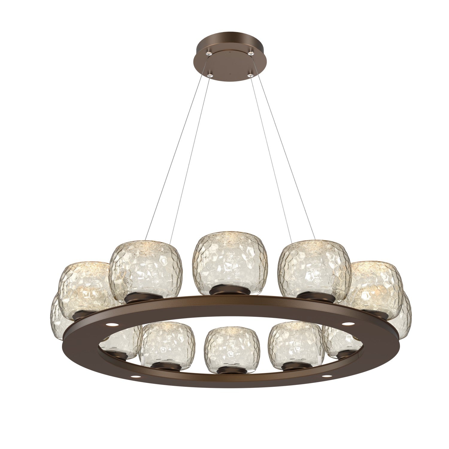 Hammerton Studio - CHB0091-0C-FB-A-CA1-L3 - LED Chandelier - Vessel - Flat Bronze