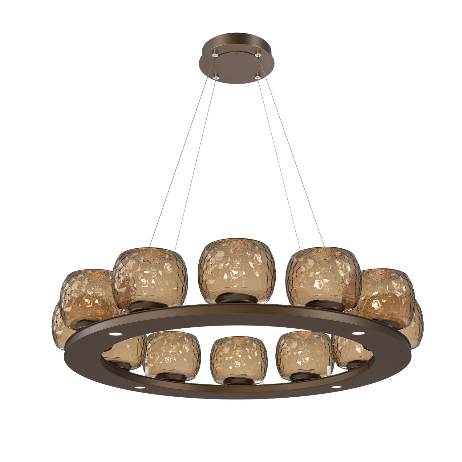 Hammerton Studio - CHB0091-0C-FB-B-CA1-L3 - LED Chandelier - Vessel - Flat Bronze