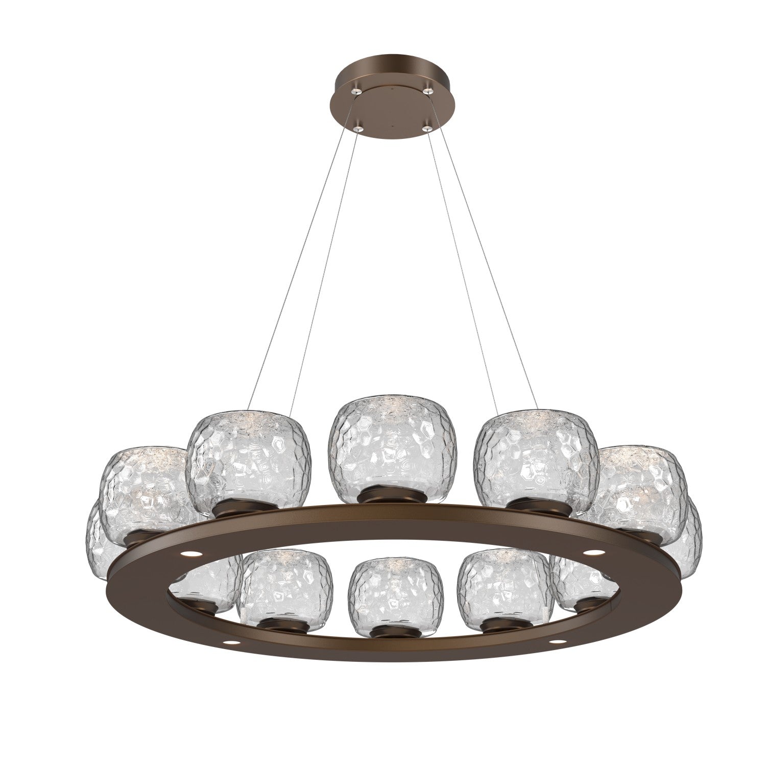 Hammerton Studio - CHB0091-0C-FB-C-CA1-L3 - LED Chandelier - Vessel - Flat Bronze