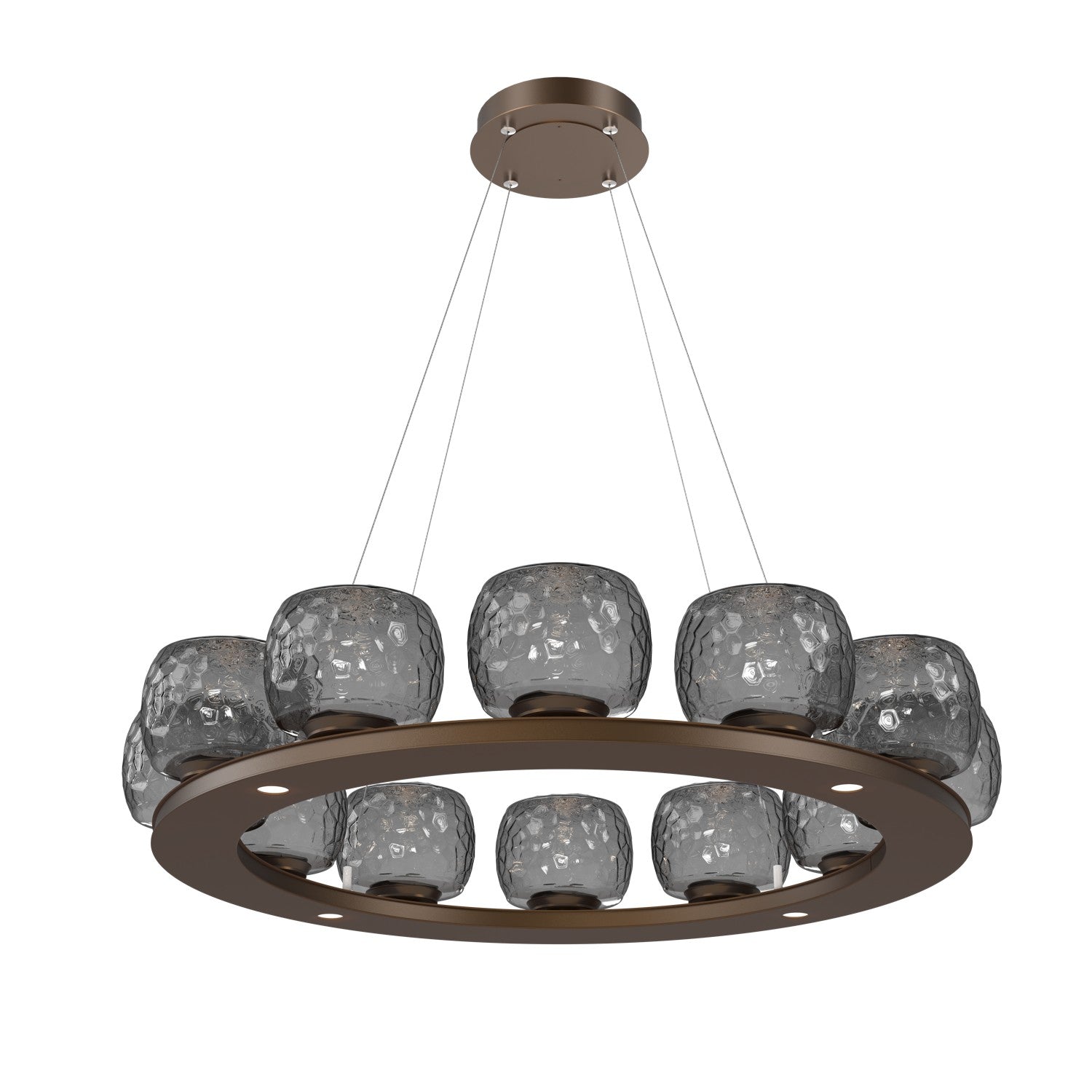 Hammerton Studio - CHB0091-0C-FB-S-CA1-L3 - LED Chandelier - Vessel - Flat Bronze