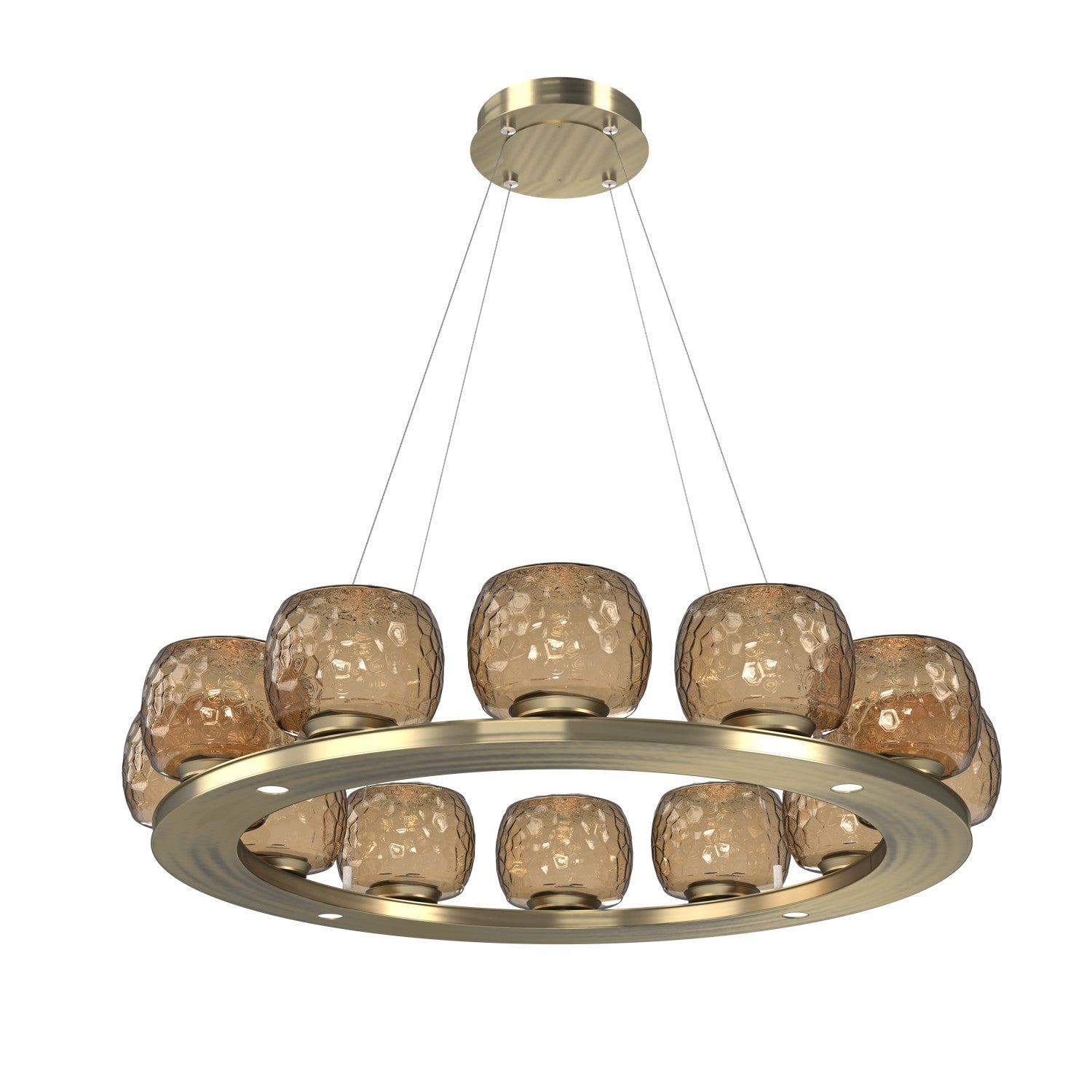 Hammerton Studio - CHB0091-0C-HB-B-CA1-L3 - LED Chandelier - Vessel - Heritage Brass