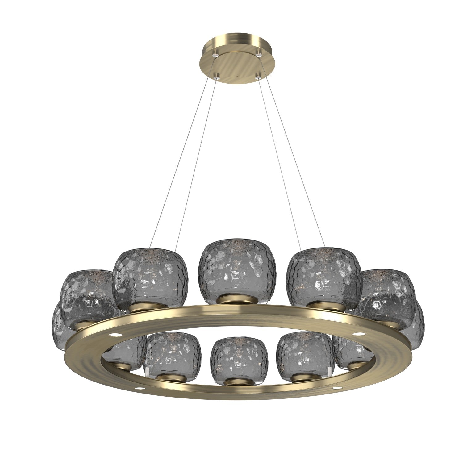 Hammerton Studio - CHB0091-0C-HB-S-CA1-L3 - LED Chandelier - Vessel - Heritage Brass