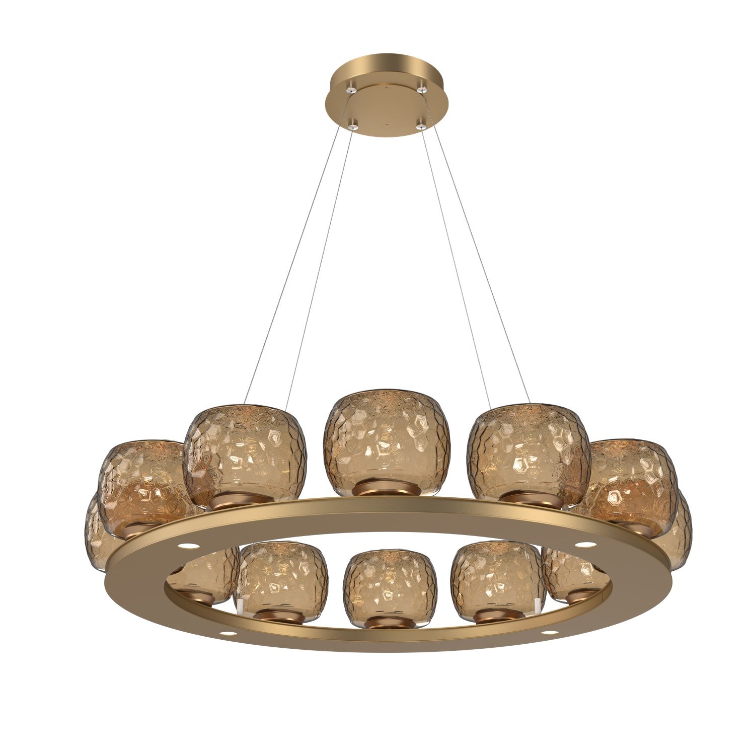 Hammerton Studio - CHB0091-0C-NB-B-CA1-L3 - LED Chandelier - Vessel - Novel Brass