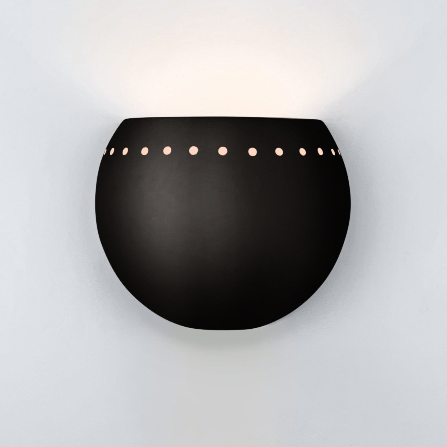 A-19 - 1603-A30 - One Light Wall Sconce - Islands of Light - Slate Black