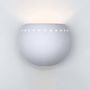 A-19 - 1603-A31 - One Light Wall Sconce - Islands of Light - Satin White