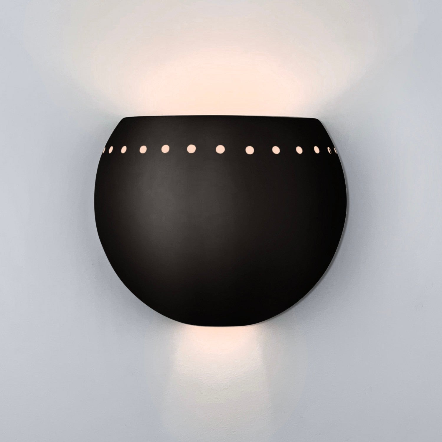 A-19 - 1604-A30 - One Light Wall Sconce - Islands of Light - Slate Black