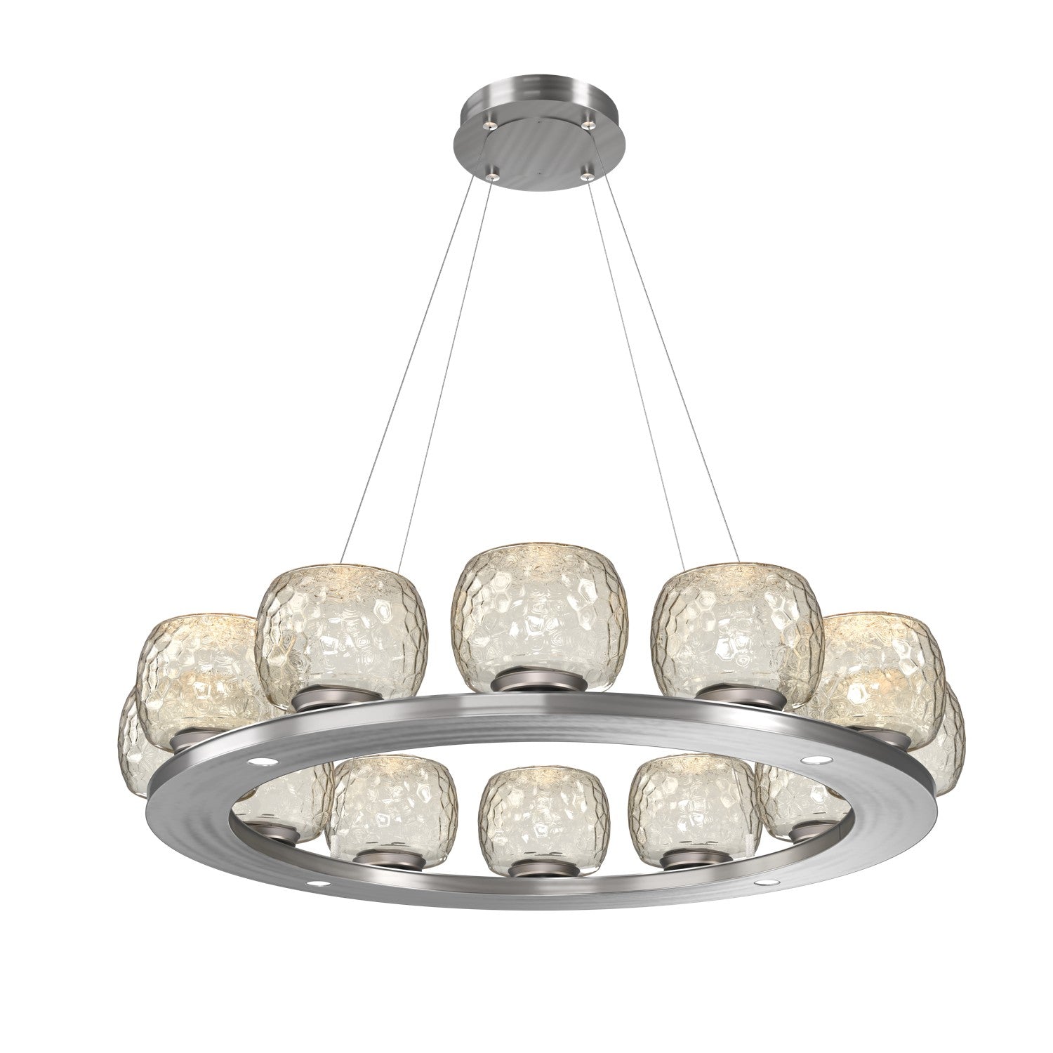 Hammerton Studio - CHB0091-0C-SN-A-CA1-L3 - LED Chandelier - Vessel - Satin Nickel