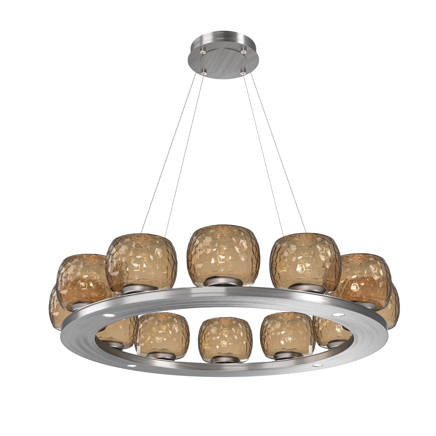 Hammerton Studio - CHB0091-0C-SN-B-CA1-L3 - LED Chandelier - Vessel - Satin Nickel