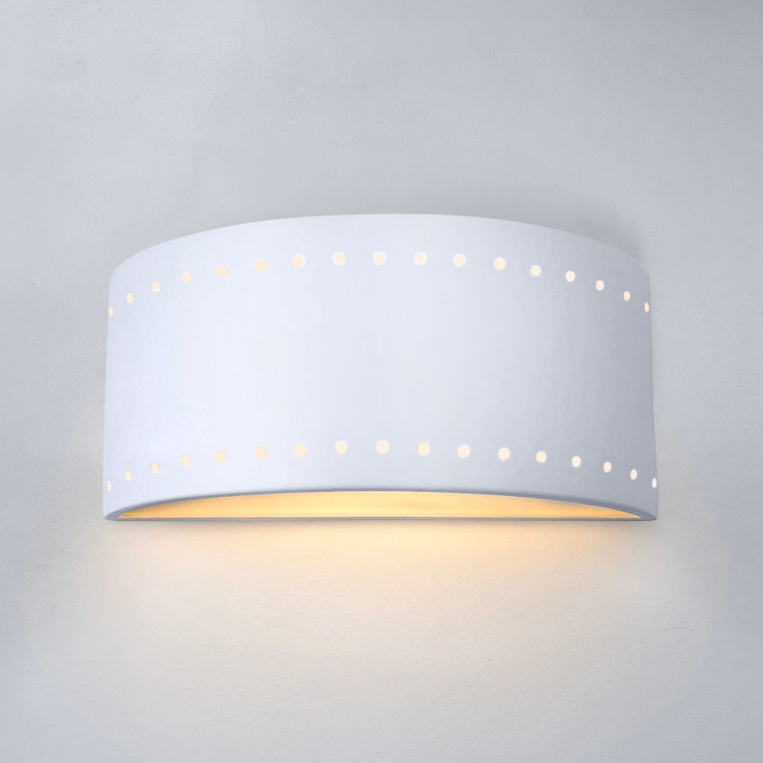 A-19 - 1703-A31 - One Light Wall Sconce - Islands of Light - Satin White