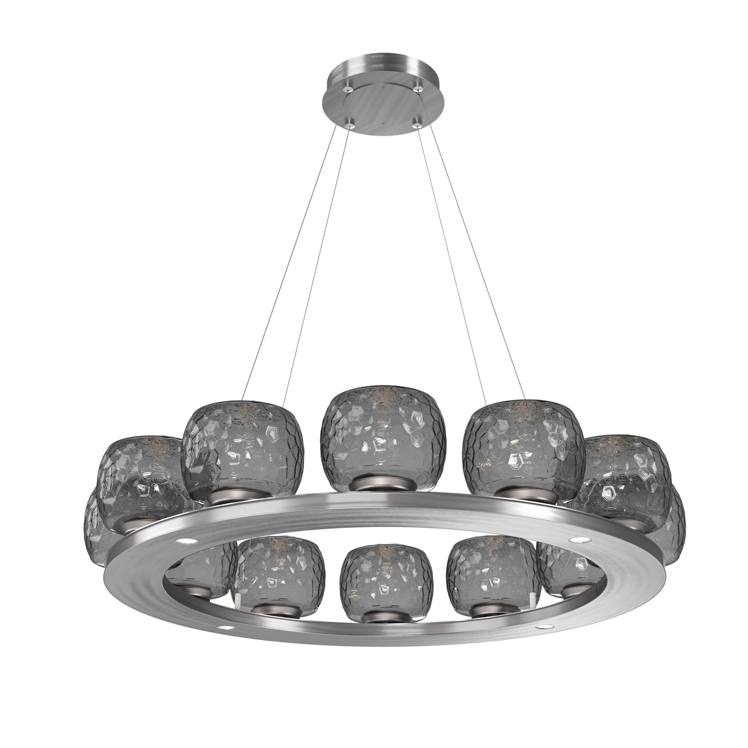 Hammerton Studio - CHB0091-0C-SN-S-CA1-L3 - LED Chandelier - Vessel - Satin Nickel