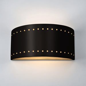 A-19 - 1704-A30 - One Light Wall Sconce - Islands of Light - Slate Black