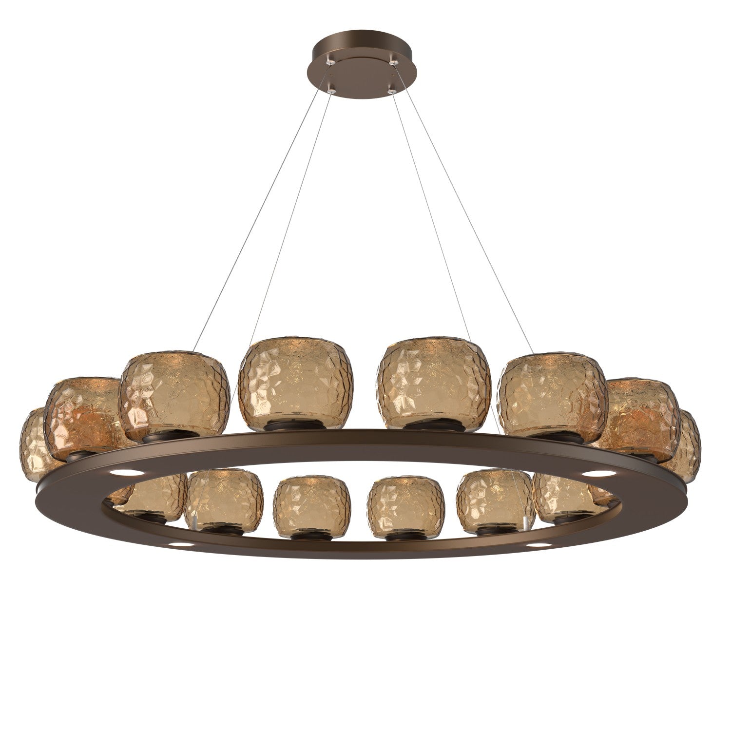 Hammerton Studio - CHB0091-0D-FB-B-CA1-L3 - LED Chandelier - Vessel - Flat Bronze