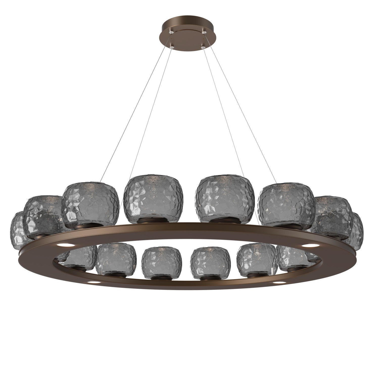 Hammerton Studio - CHB0091-0D-FB-S-CA1-L3 - LED Chandelier - Vessel - Flat Bronze