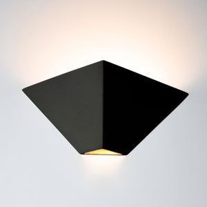 A-19 - 1904-A30 - One Light Wall Sconce - Islands of Light - Slate Black