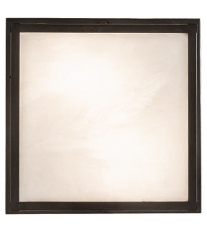 Meyda Tiffany - 269546 - Two Light Flushmount - Hyde Park - Craftsman Brown