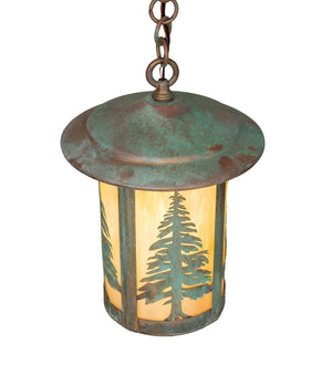 Meyda Tiffany - 271181 - One Light Pendant - Fulton - Verdigris