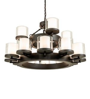 Meyda Tiffany - 272958 - 16 Light Chandelier - Noziroh Ring - Oil Rubbed Bronze