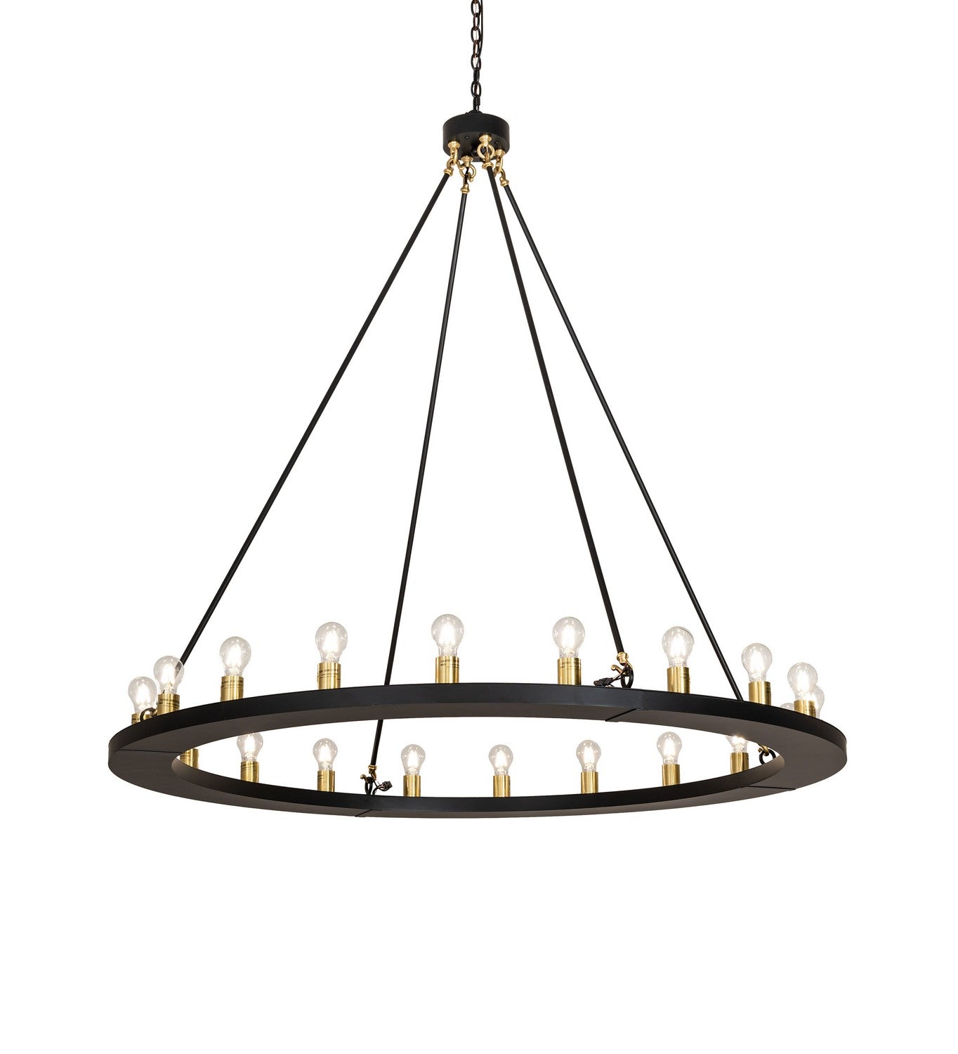 Meyda Tiffany - 273394 - 20 Light Chandelier - Loxley - Solar Black