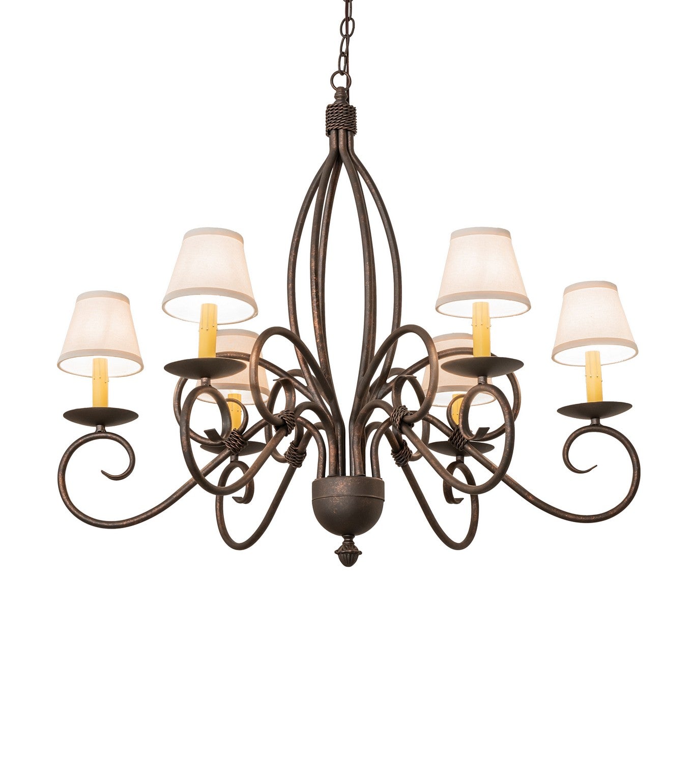 Meyda Tiffany - 273532 - Six Light Chandelier - Squire