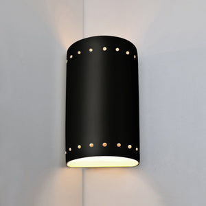 A-19 - 207CNR-A30 - One Light Wall Sconce - Islands of Light - Slate Black