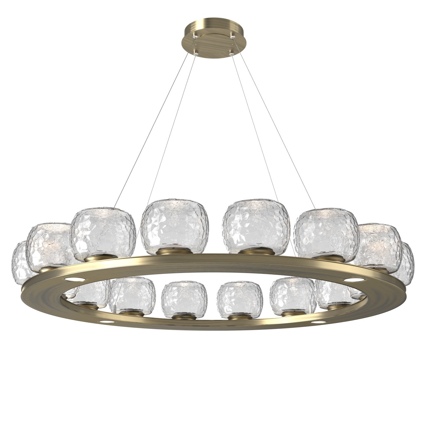 Hammerton Studio - CHB0091-0D-HB-C-CA1-L3 - LED Chandelier - Vessel - Heritage Brass