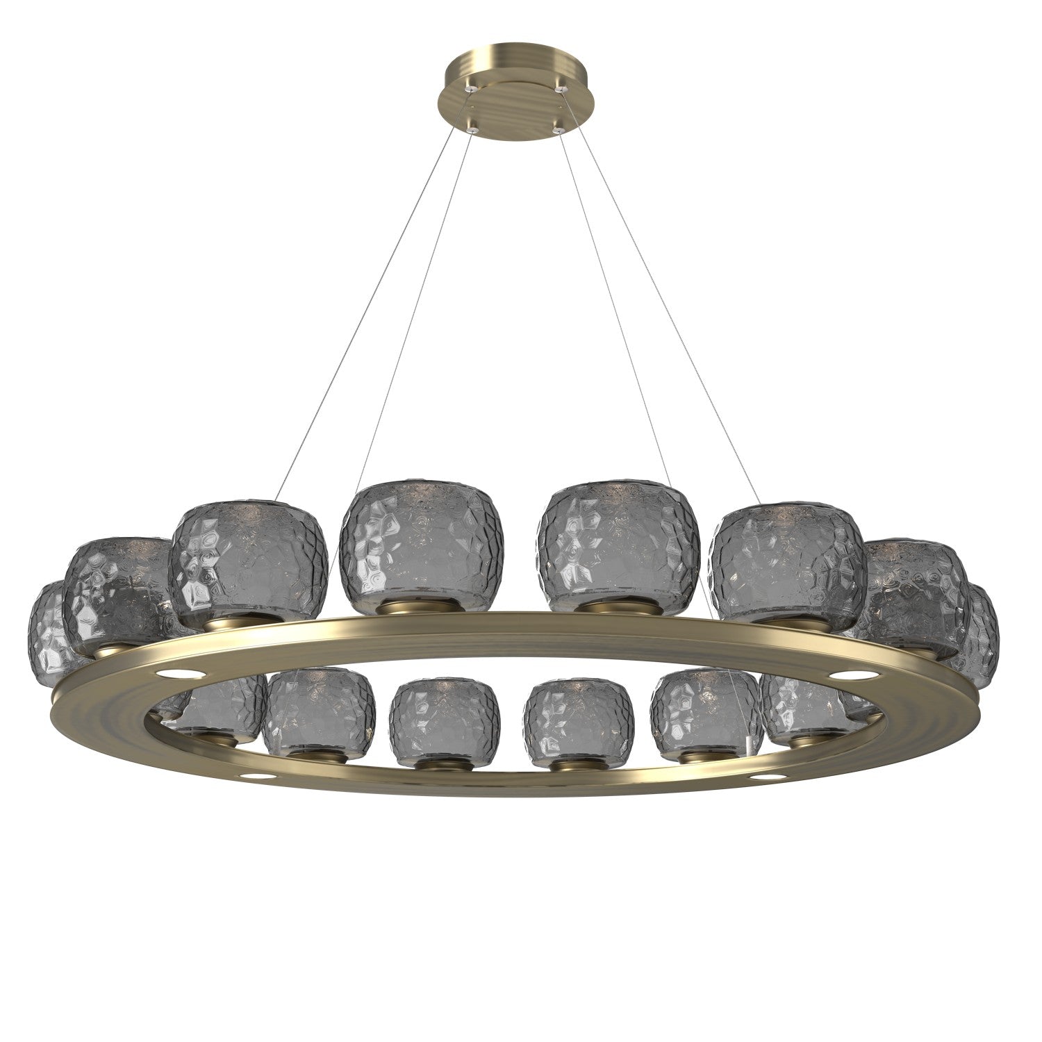 Hammerton Studio - CHB0091-0D-HB-S-CA1-L3 - LED Chandelier - Vessel - Heritage Brass