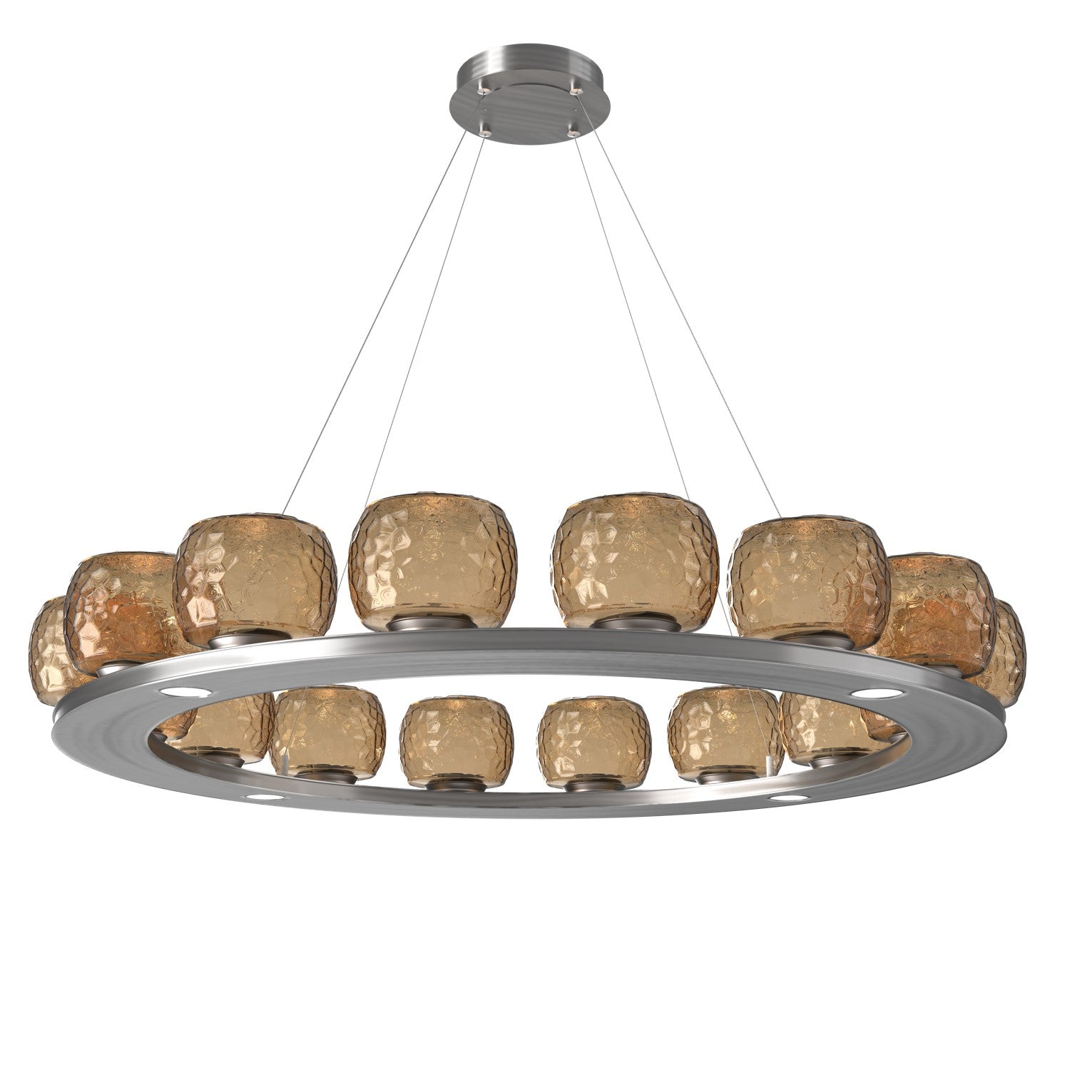 Hammerton Studio - CHB0091-0D-SN-B-CA1-L3 - LED Chandelier - Vessel - Satin Nickel