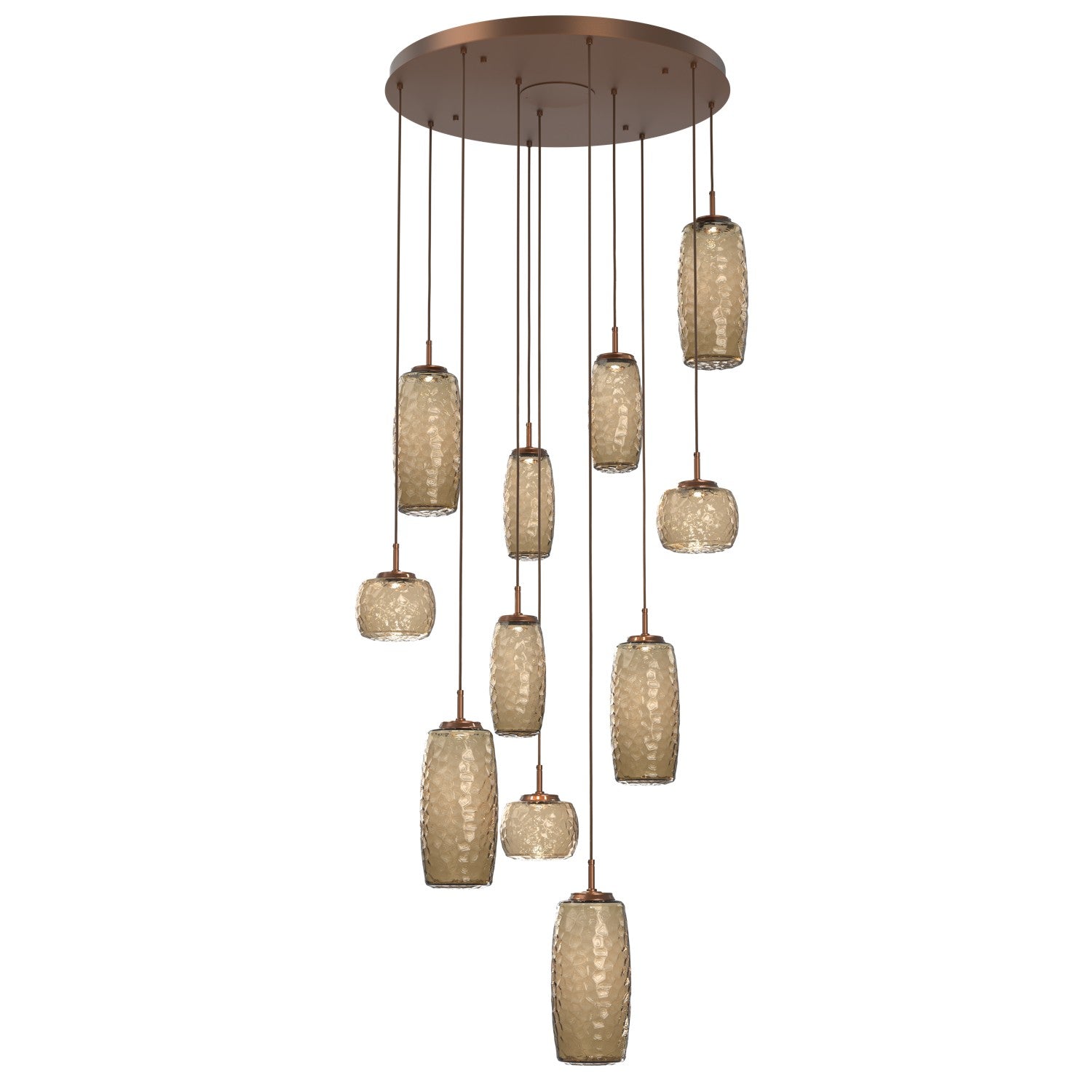 Hammerton Studio - CHB0091-11-BB-B-C01-L1 - LED Pendant - Vessel - Burnished Bronze