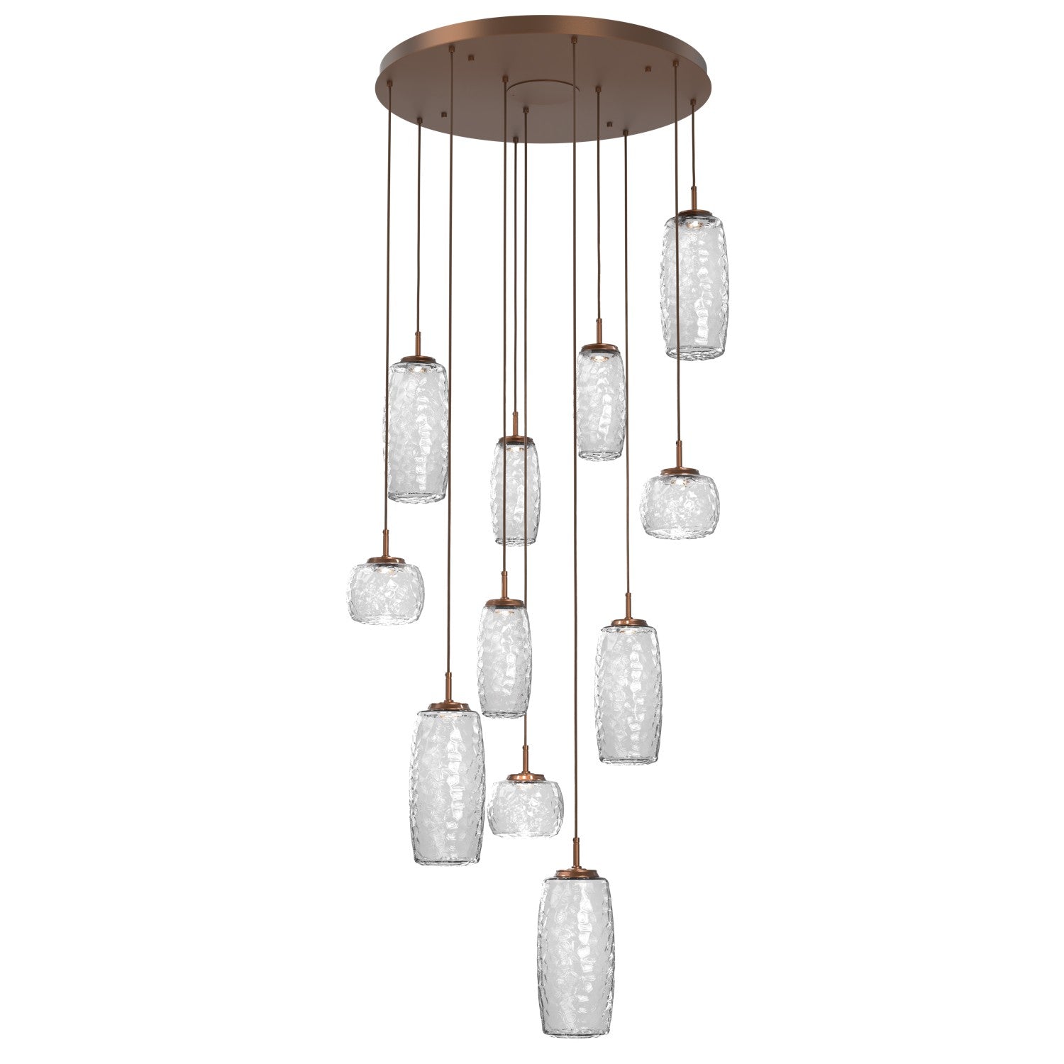 Hammerton Studio - CHB0091-11-BB-C-C01-L1 - LED Pendant - Vessel - Burnished Bronze