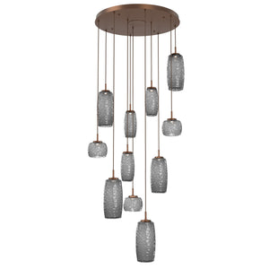 Hammerton Studio - CHB0091-11-BB-S-C01-L1 - LED Pendant - Vessel - Burnished Bronze