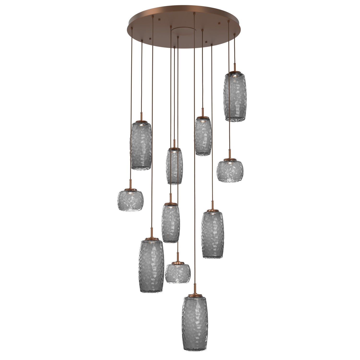 Hammerton Studio - CHB0091-11-BB-S-C01-L3 - LED Pendant - Vessel - Burnished Bronze