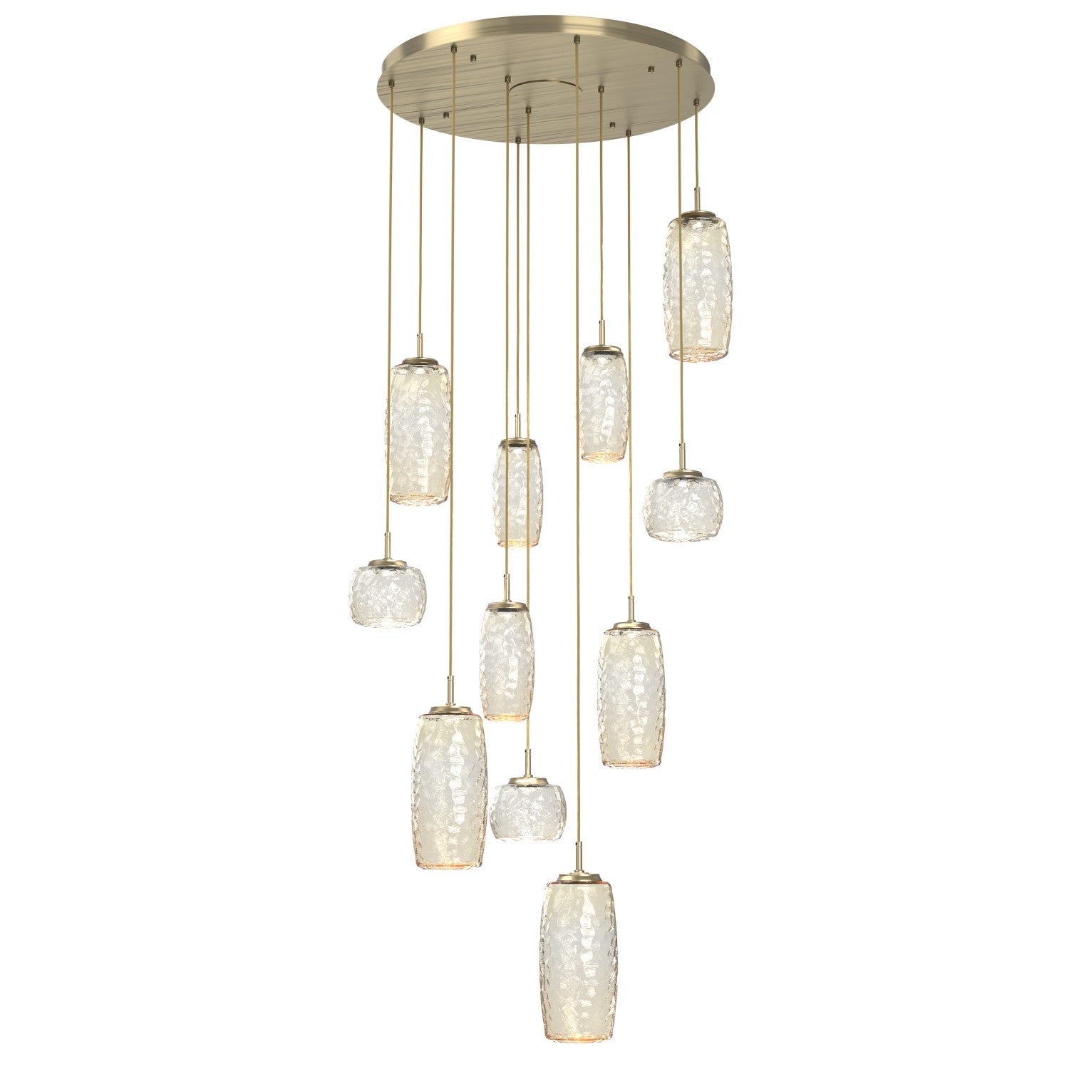 Hammerton Studio - CHB0091-11-HB-A-C01-L1 - LED Pendant - Vessel - Heritage Brass