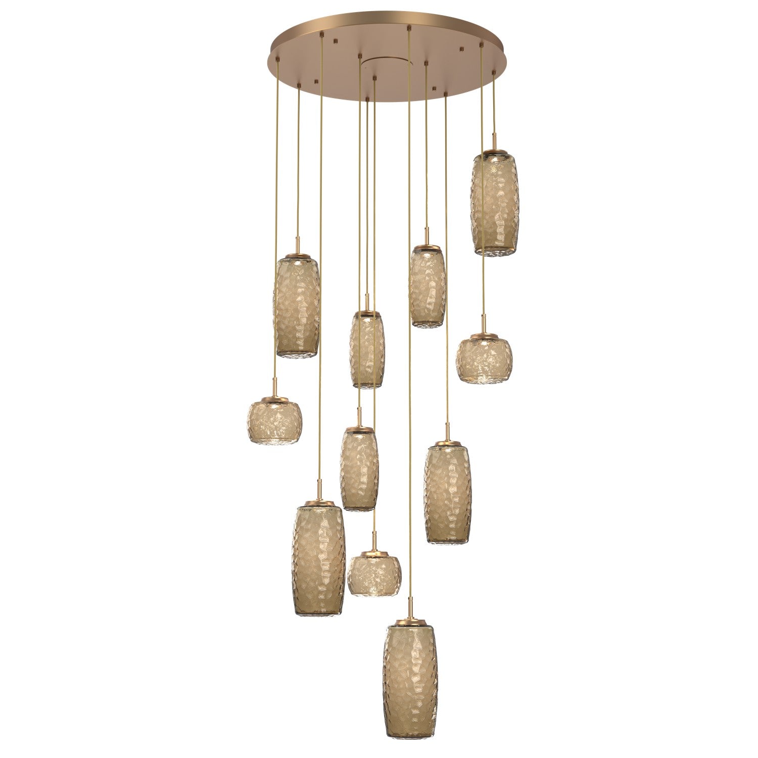 Hammerton Studio - CHB0091-11-NB-B-C01-L1 - LED Pendant - Vessel - Novel Brass