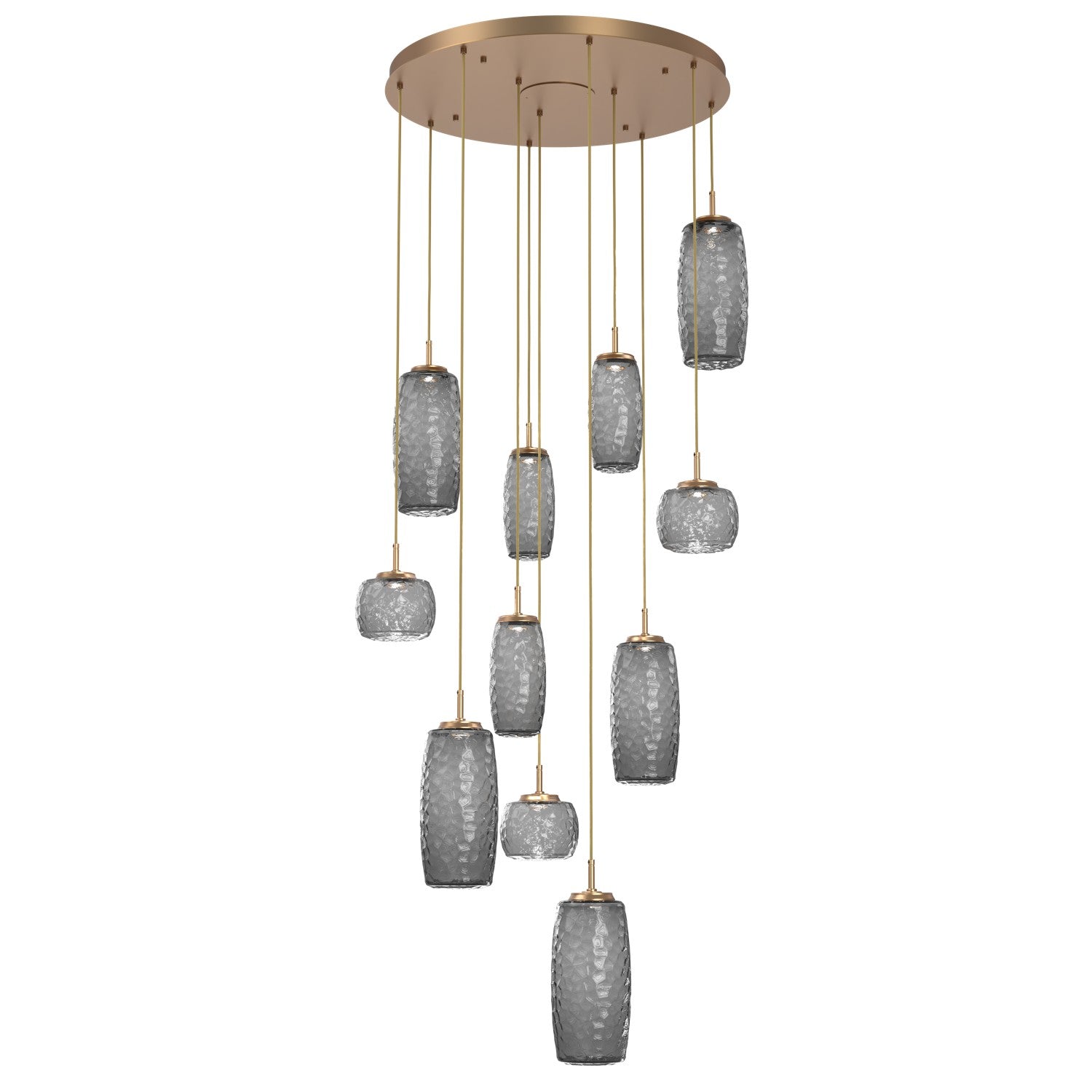 Hammerton Studio - CHB0091-11-NB-S-C01-L1 - LED Pendant - Vessel - Novel Brass