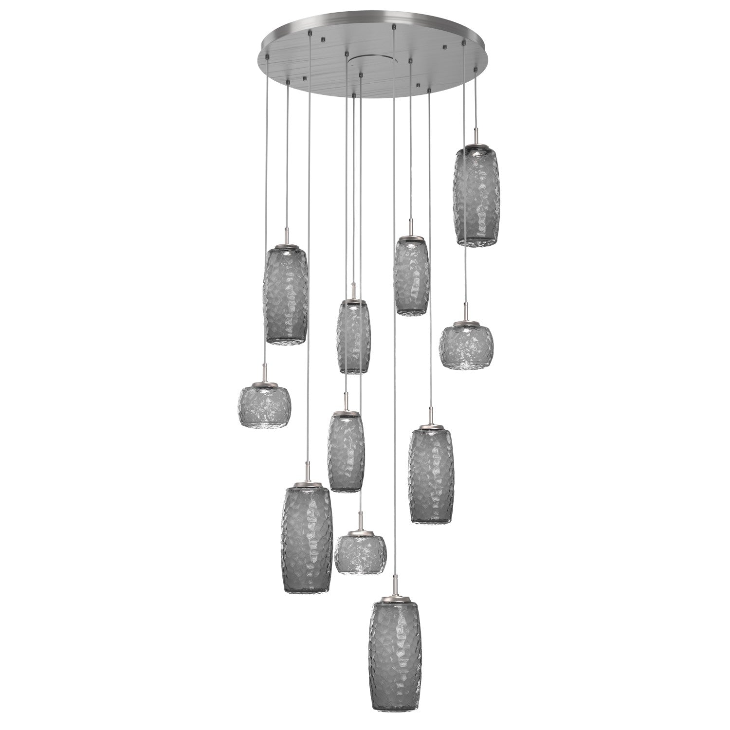 Hammerton Studio - CHB0091-11-SN-S-C01-L3 - LED Pendant - Vessel - Satin Nickel