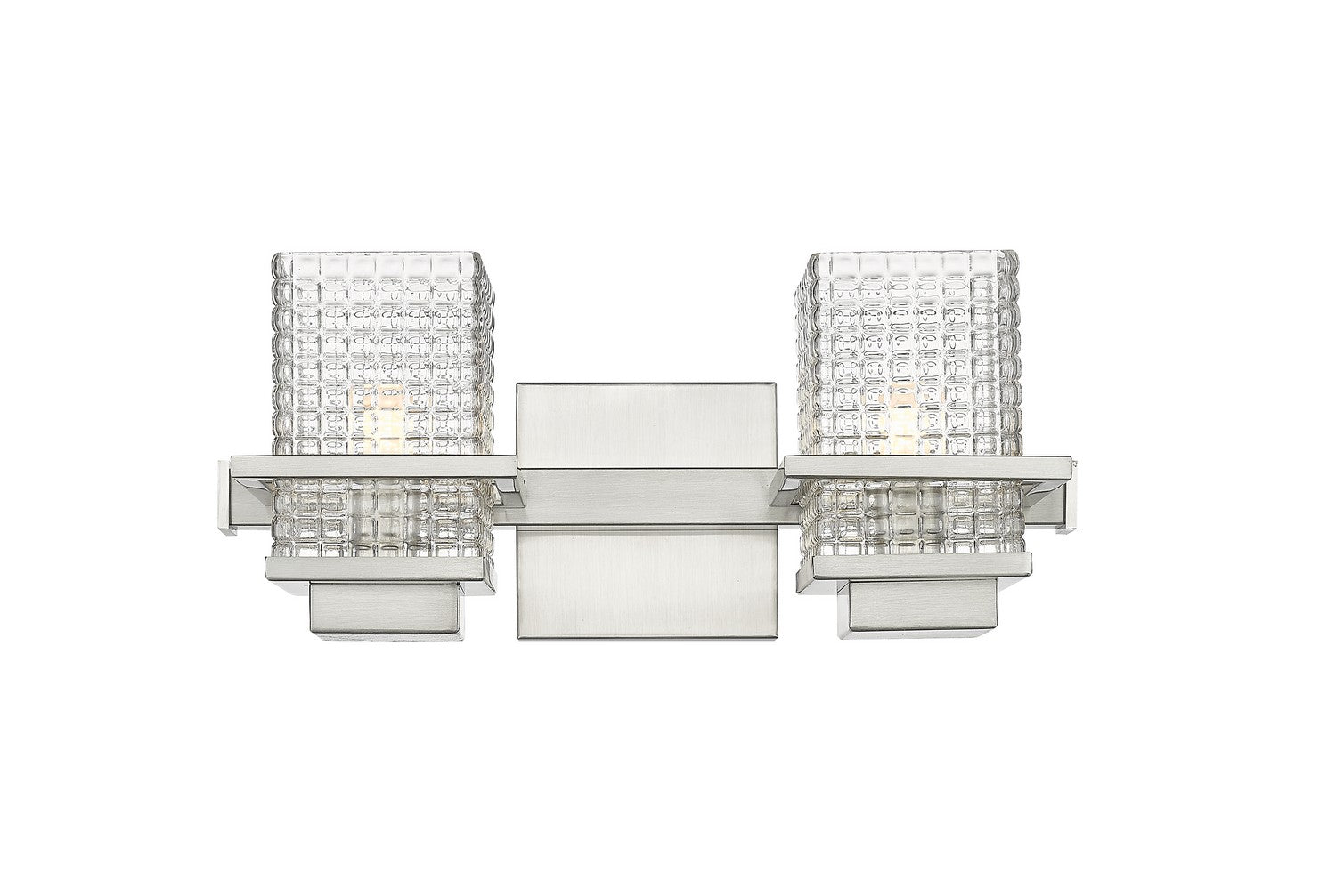 Innovations - 310-2W-SN-CL - Two Light Bath Vanity - Auralume - Satin Nickel