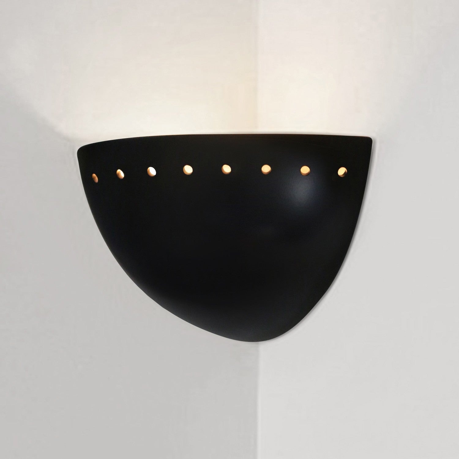 A-19 - 306CNR-A30 - One Light Wall Sconce - Islands of Light - Slate Black