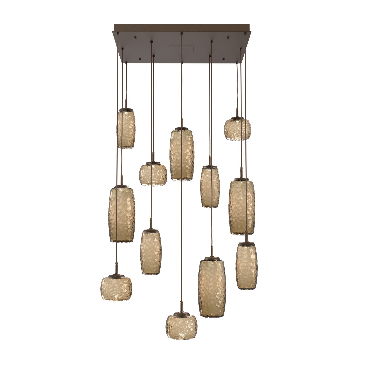 Hammerton Studio - CHB0091-12-FB-B-C01-L3 - LED Pendant - Vessel - Flat Bronze