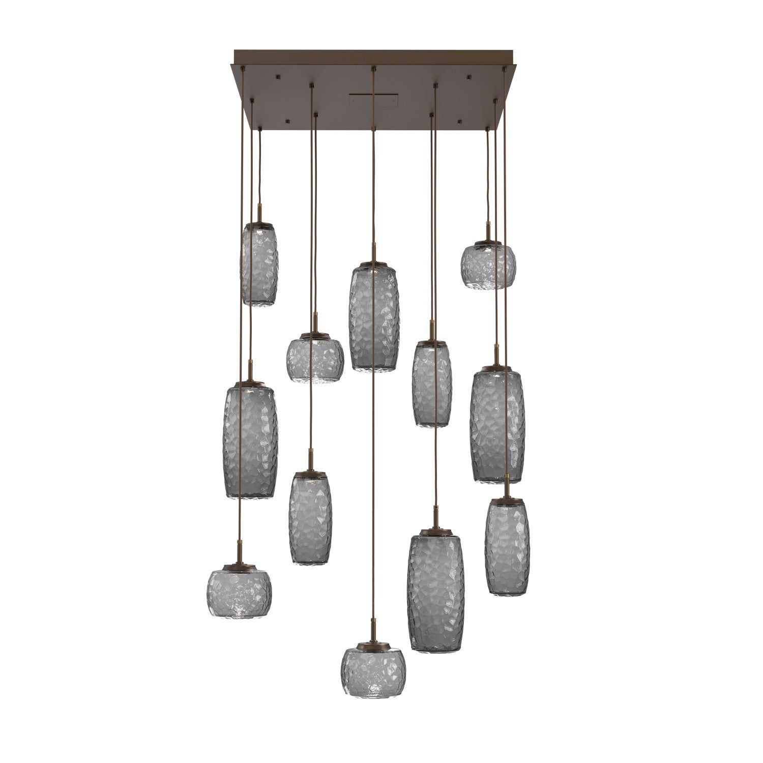 Hammerton Studio - CHB0091-12-FB-S-C01-L1 - LED Pendant - Vessel - Flat Bronze