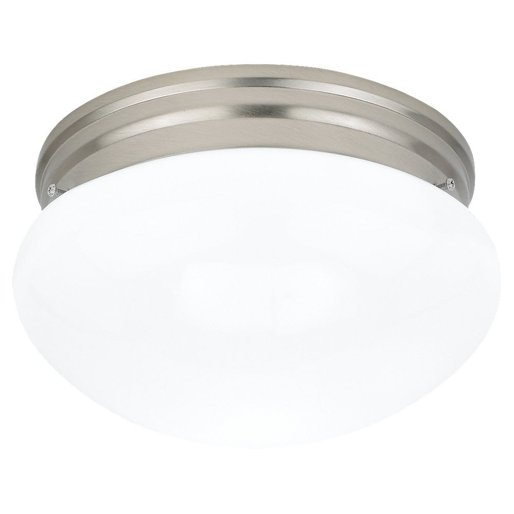 Generation Lighting. - 5328-962 - Two Light Flush Mount - Webster - Brushed Nickel