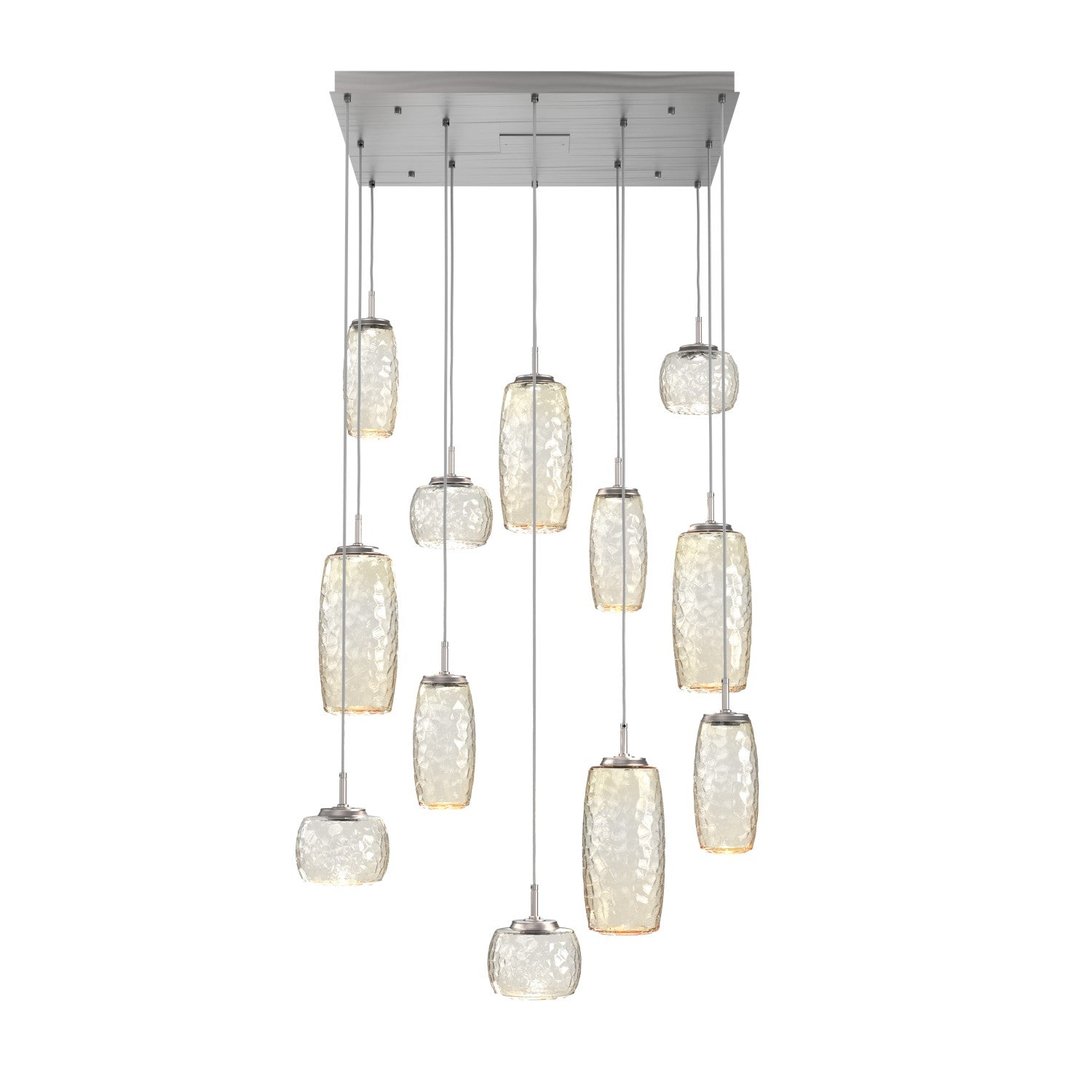 Hammerton Studio - CHB0091-12-SN-A-C01-L3 - LED Pendant - Vessel - Satin Nickel