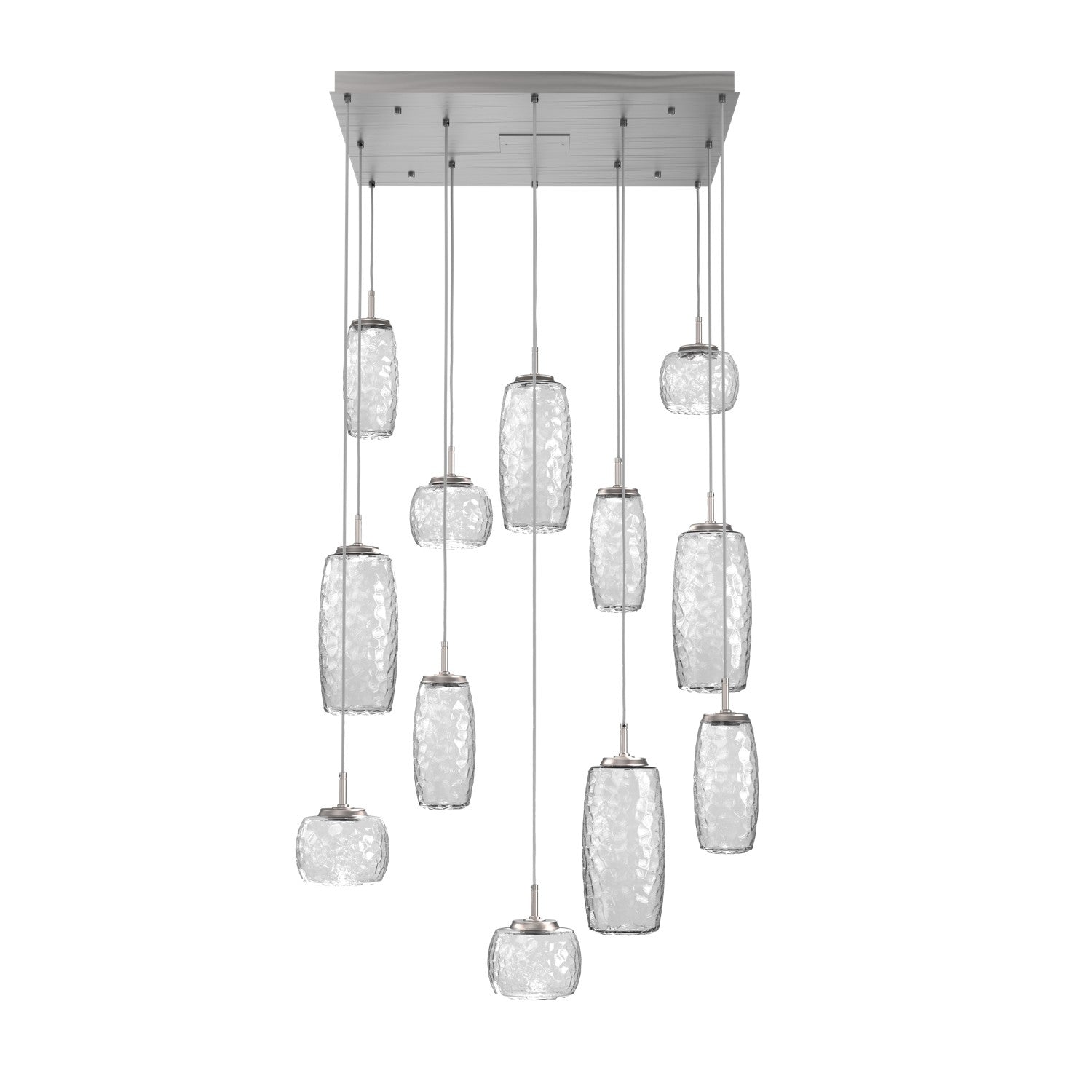 Hammerton Studio - CHB0091-12-SN-C-C01-L1 - LED Pendant - Vessel - Satin Nickel