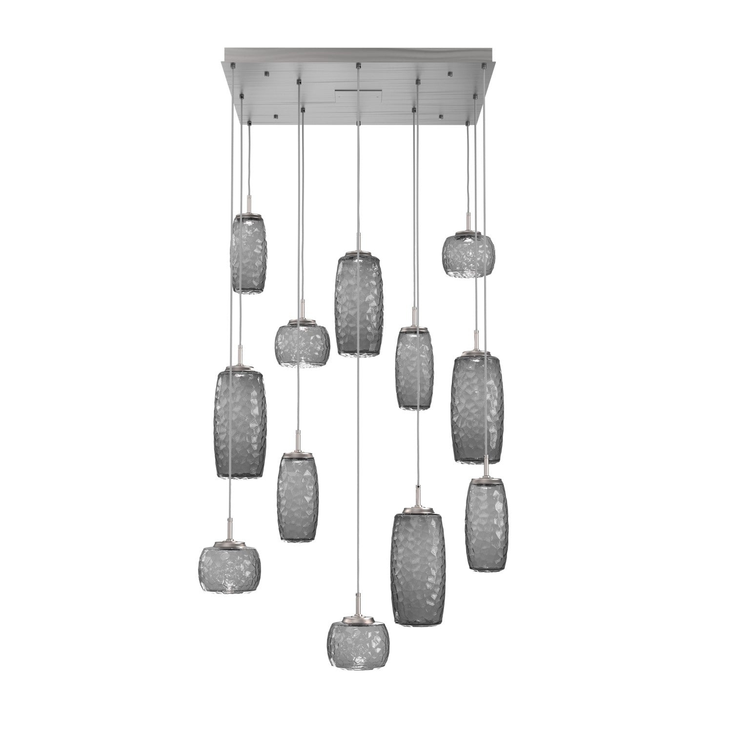 Hammerton Studio - CHB0091-12-SN-S-C01-L1 - LED Pendant - Vessel - Satin Nickel