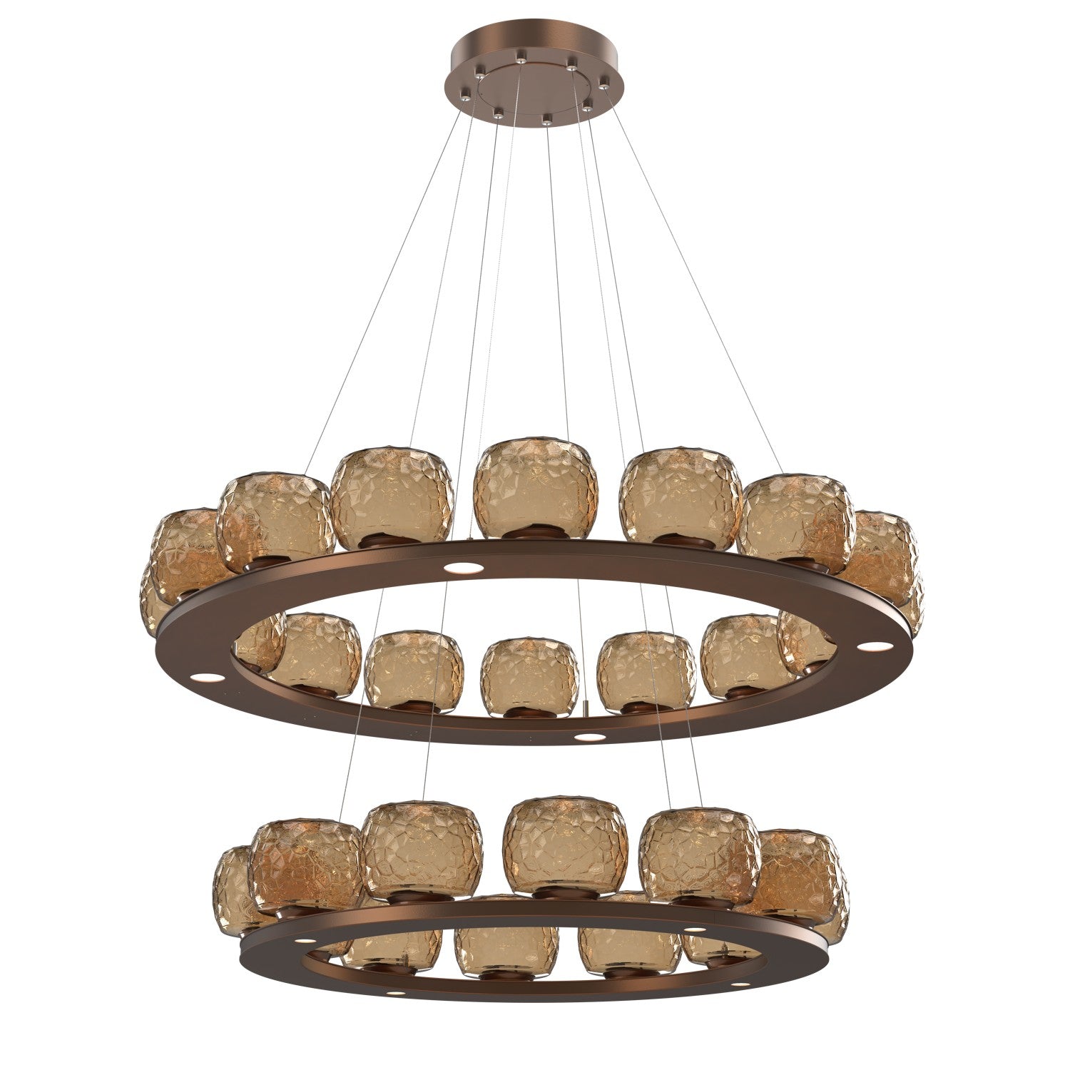 Hammerton Studio - CHB0091-2B-BB-B-CA1-L3 - LED Chandelier - Vessel - Burnished Bronze