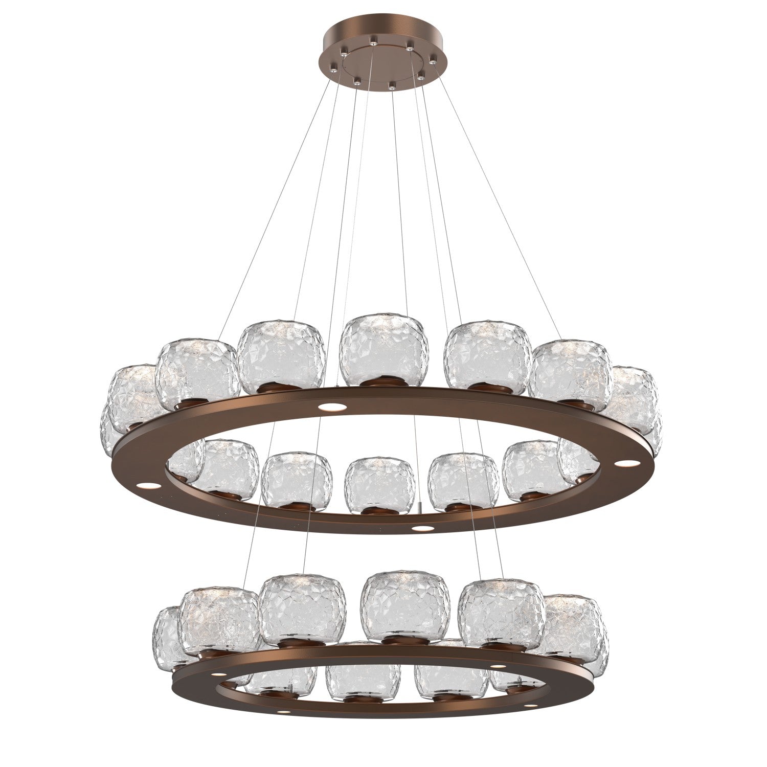 Hammerton Studio - CHB0091-2B-BB-C-CA1-L3 - LED Chandelier - Vessel - Burnished Bronze