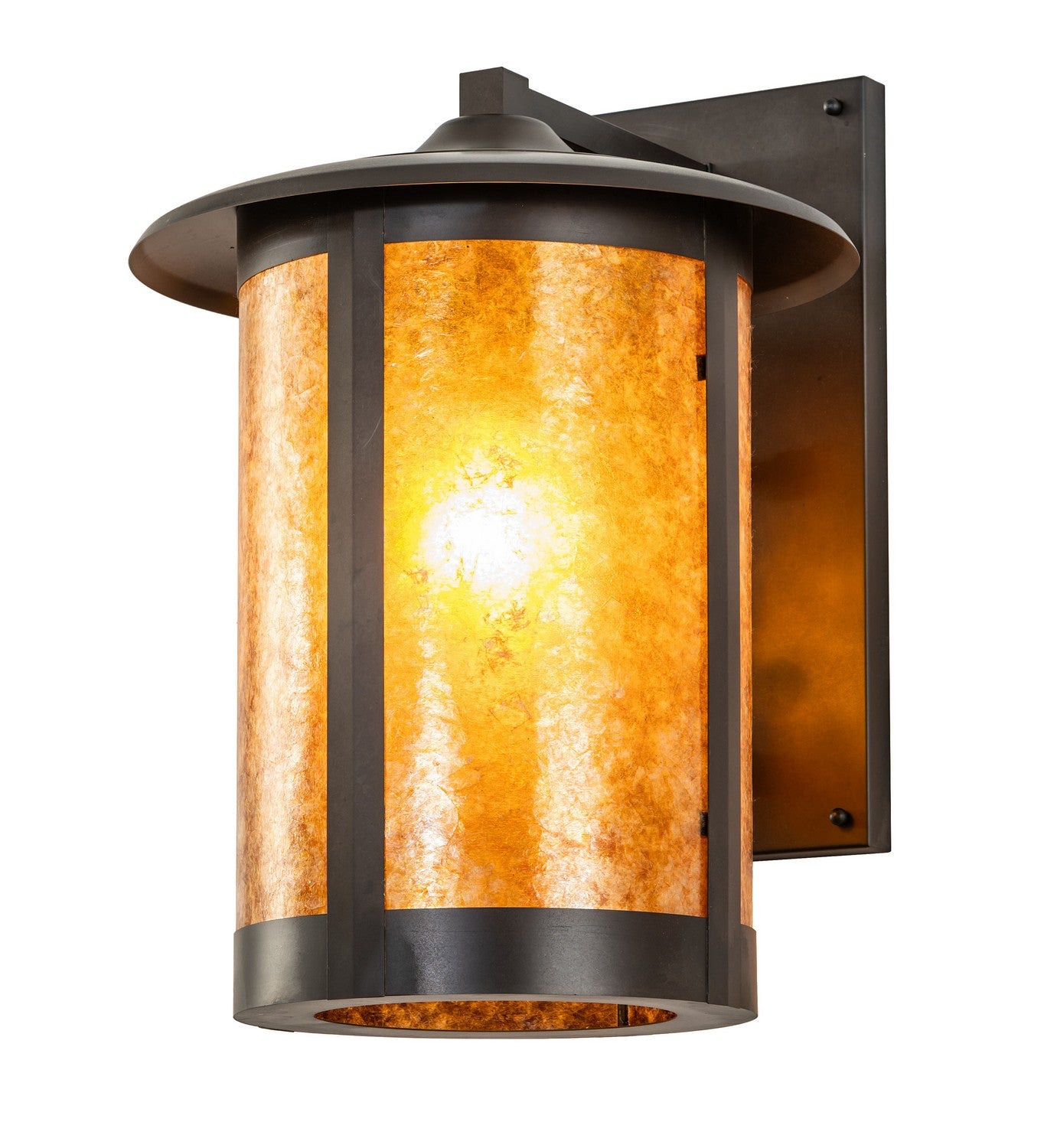 Meyda Tiffany - 270071 - One Light Wall Sconce - Fulton - Craftsman Brown