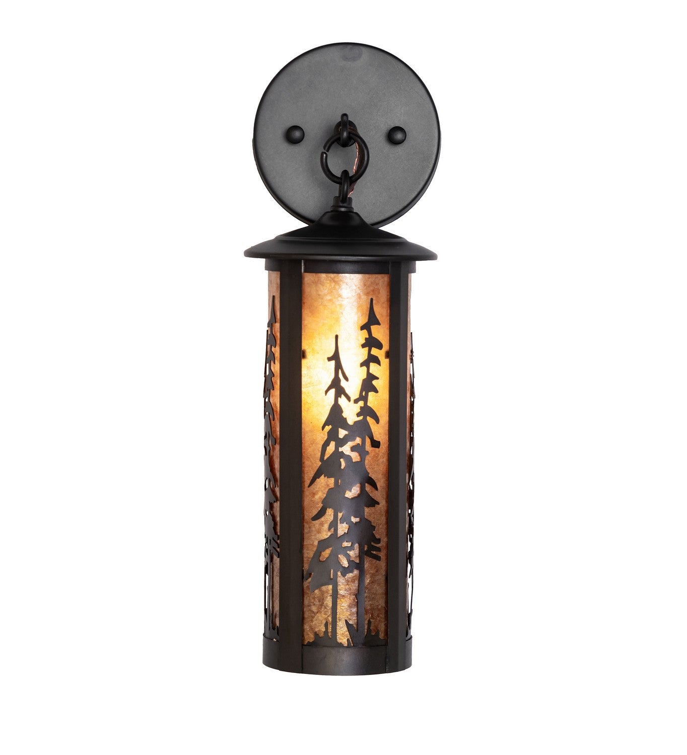 Meyda Tiffany - 270095 - One Light Wall Sconce - Fulton - Craftsman Brown