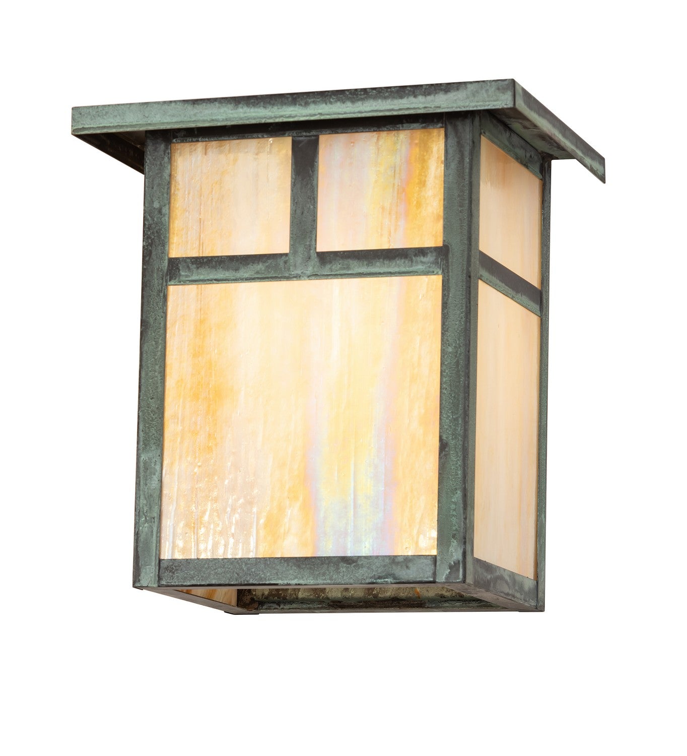 Meyda Tiffany - 89857 - One Light Wall Sconce - Hyde Park - Verdigris