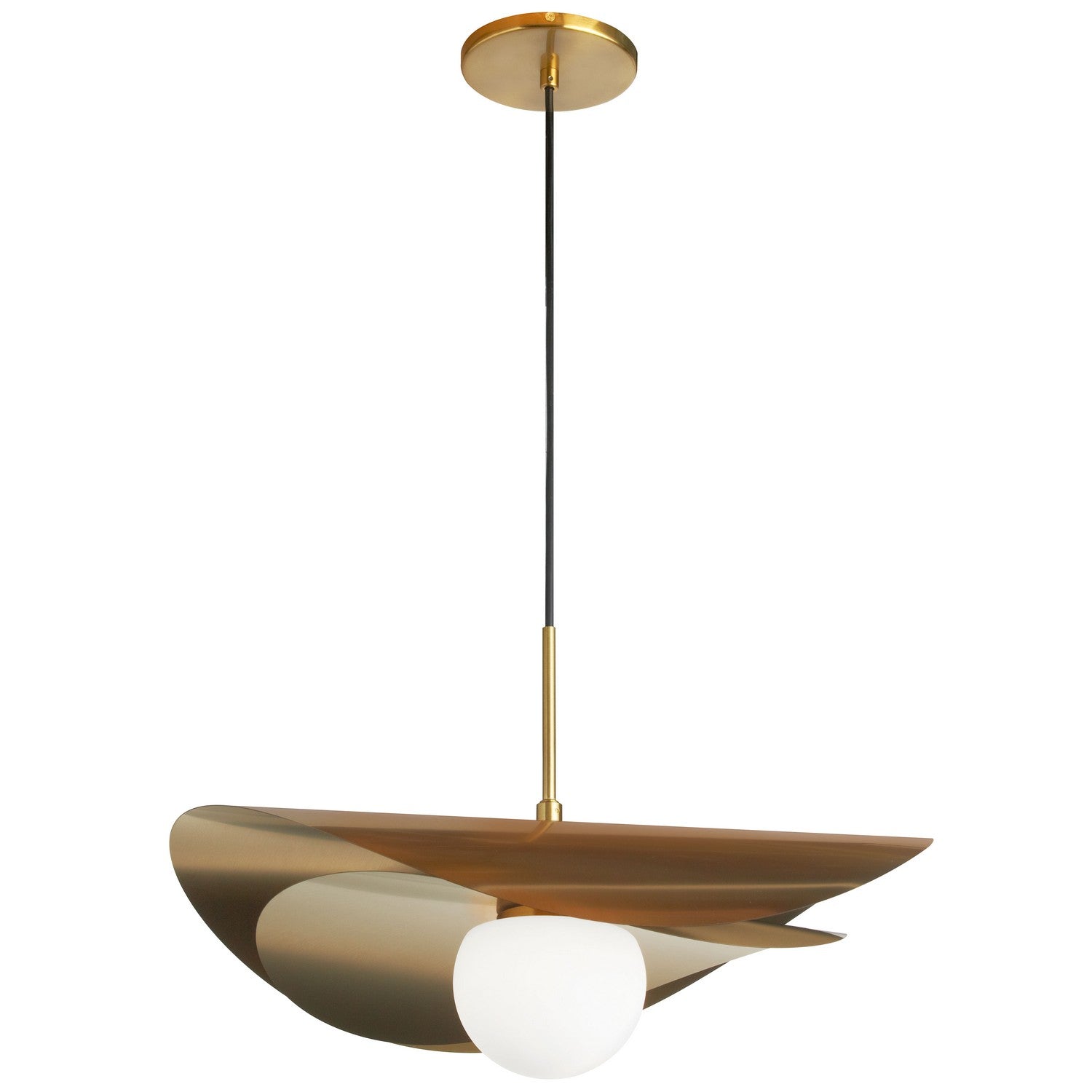 Dainolite Ltd - PVN-2012LEDP-AGB - LED Pendant - Paven - Aged Brass